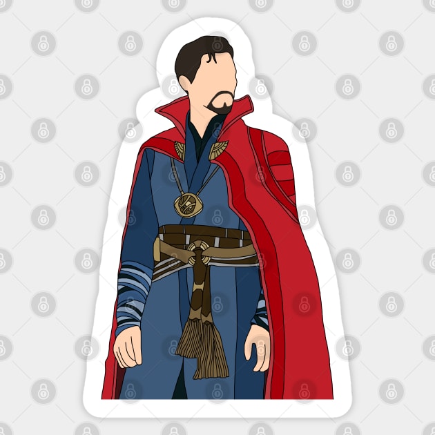 Doctor Strange Sticker by sara-fanarts